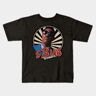 Vintage 80s Stevie Wonder Kids T-Shirt